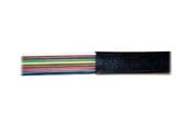 Kabel sieciowy - Helos bulk phone cable - 50 m - black - Czarny - 50m - 76109-50