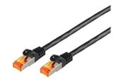 Kabel sieciowy - SCONN S-Impuls patch cable - 15 m - black - Czarny - 15m - 08-26085