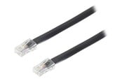 Kabel sieciowy - SCONN S-Impuls phone cable - 10 m - black - Czarny - 10m - 70090-8/8