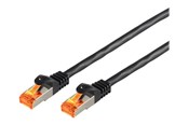 Kabel sieciowy - SCONN S-Impuls patch cable - 50 m - black - Czarny - 50m - 08-26505