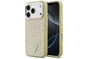 Telefon - Pokrowiec i etui - GUESS Glitter Triangle Logo MagSafe Case for iPhone 17 Pro - Gold - 3666339557447