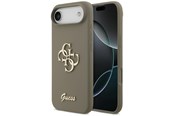 Telefon - Pokrowiec i etui - GUESS Silicone Big 4G Script Case for iPhone Air - Brown - 3666339522407