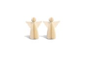 Dekoracje - Mumi3D Zawieszka świąteczna - Anioły - 6 cm - Beżowy - 2 szt. - 5714255018769