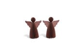 Dekoracje - Mumi3D Zawieszka świąteczna - Anioły - 6 cm - Czerwony - 2 szt. - 5714255018752