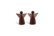 Dekoracje - Mumi3D Zawieszka świąteczna - Anioły - 9 cm - Czerwony - 2 szt. - 5714255018899