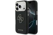 Telefon - Pokrowiec i etui - GUESS FW Resin Logo Case for iPhone 17 Pro - Black - 3666339583989