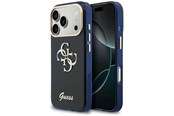 Telefon - Pokrowiec i etui - GUESS IML 4G Script Metal case for iPhone 17 Pro Max - blue - 3666339590550