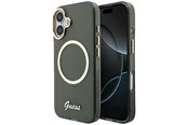 Telefon - Pokrowiec i etui - GUESS IML Script Metal MagSafe Case for iPhone 17 - Black - 3666339583002