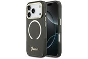Telefon - Pokrowiec i etui - GUESS IML Script Metal MagSafe Case for iPhone 17 Pro Max - Black - 3666339583033