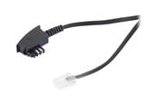 Kabel sieciowy - S-Impuls phone cable - 10 m - black - Czarny - 10m - 70002-10