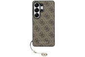 Telefon - Pokrowiec i etui - GUESS 4G Classic Logo Charm MagSafe Case for Samsung Galaxy S26 Ultra - Brown - 3666339613990