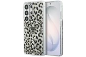 Telefon - Pokrowiec i etui - GUESS IML Leopard Print Triangle MagSafe Case for Samsung Galaxy S26 Ultra - Black - 3666339613891