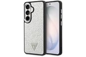 Telefon - Pokrowiec i etui - GUESS Fixed Glitter Triangle MagSafe case for Samsung Galaxy S26 - silver - 3666339613549