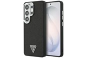 Telefon - Pokrowiec i etui - GUESS Fixed Glitter Triangle MagSafe case for Samsung Galaxy S26 Ultra - black - 3666339613532