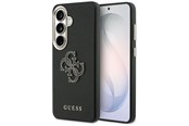 Telefon - Pokrowiec i etui - GUESS Grained Big 4G Metal Logo case for Samsung Galaxy S26 - black - 3666339612917