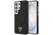 Telefon - Pokrowiec i etui - GUESS Embossed Ring Triangle Logo MagSafe Case for Samsung Galaxy S26 Ultra - Black - 3666339613877