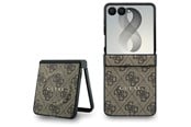 Telefon - Pokrowiec i etui - GUESS 4G Classic MagSafe Case for Samsung Galaxy Z Flip 8 - Brown - 3666339662677