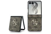 Telefon - Pokrowiec i etui - GUESS Big 4G Logo Case for Samsung Galaxy Z Flip 8 - Brown - 3666339662769