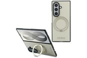 Telefon - Pokrowiec i etui - GUESS Magnetic Ring Stand Grained Classic Logo MagSafe case for Samsung Galaxy Z Fold 8 Ultra - beige - 3666339662806