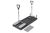 Sport i fitness - Gymstick Pilates V Reformer Board - Black Rose - 61290-BR
