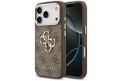 Telefon - Pokrowiec i etui - GUESS 4G Big 4G Classic Logo Case for iPhone 17 Pro Max / 18 Pro Max - Brown and Gold - 3666339651077