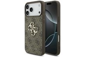 Telefon - Pokrowiec i etui - GUESS 4G Big Logo Case for iPhone 17 Pro / 18 Pro - Brown - 3666339650698