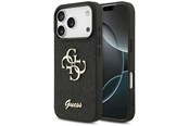 Telefon - Pokrowiec i etui - GUESS Fixed Glitter Big 4G Case for iPhone 17 Pro / 18 Pro - Black - 3666339644987