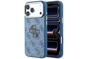 Telefon - Pokrowiec i etui - GUESS 4G & Big Resin Logo Case for iPhone 17 Pro / 18 Pro - Light Blue - 3666339653705