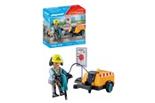 Playmobil - Playmobil Akcja - Action Heroes Construction Worker - 71752 - 71752