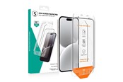 Telefon - szkło ochronne - SiGN Screen Protector iPhone 15 Plus - EZ Apply with dust free applicator - SNTP-IP15-PLUS