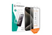 Telefon - szkło ochronne - SiGN Screen Protector iPhone 15 Pro - EZ Apply with dust free applicator - SNTP-IP15-PRO