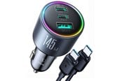 Ładowanie samochodów elektrycznych - SiGN Car charger 145W with 2x USB-C & 1x USB-A - PD & QC3.0 - SN-CCN07