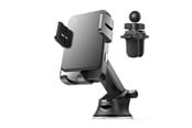 Ładowanie samochodów elektrycznych - SiGN Car Holder for Smartphones with Wireless Charging - 4.7"-6.8" - Black - SN-ZS214