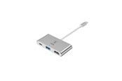 Kabel wyświetlacza - SiGN USB-C Hubb till HDMI 4K - USB-A 3.0 och USB-C 100W - PC0849