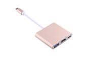 Kabel wyświetlacza - SiGN Adapter USB-C to HDMI - USB-A - USB-C - Black - PC0849J