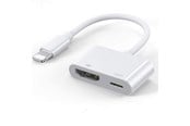Kabel wyświetlacza - SiGN Lightning to HDMI Adapter 5V - 1A - White - SN-LIGHHDMIW