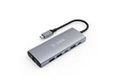 USB hub - SiGN 6-in-1 HUB USB-C to USB-A / USB-C 100W / HDMI / RJ45 - Gray USB hub - SN-GEN2HUB