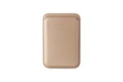 Telefon - Inne akcesoria - SiGN MagSafe PU Leather Card Holder - Gold - SN-CHM-G