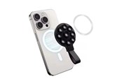 Telefon - Inne akcesoria - SiGN Magnetic Silicone Suction Cup Mobile Phone Holder with Magnetic Ring - Black - SN-HOLDERM