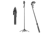 Telefon - Inne akcesoria - SiGN selfie stick / tripod with mobile holder - 1.8m - black - SN-SELFIESTICK