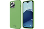 Telefon - Pokrowiec i etui - SiGN Liquid Silicone Case for iPhone 14 Pro - Green - SN-SIL14PJGreen
