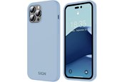 Telefon - Pokrowiec i etui - SiGN Liquid Silicone Case for iPhone 14 Pro Max - Blue - SN-SIL14PMSafir