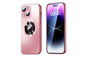 Telefon - Pokrowiec i etui - SiGN Magnetic Case iPhone 15 Plus with lens protection and logo view - Pink - SN-TPU15PLP