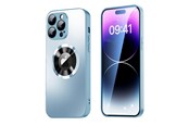 Telefon - Pokrowiec i etui - SiGN Magnetic Case iPhone 15 Pro Max with lens protection and logo view - Blue - SN-TPU15PMB