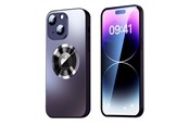 Telefon - Pokrowiec i etui - SiGN Magnetic Case iPhone 15 with lens protection and logo view - Black - SN-TPU15S