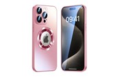 Telefon - Pokrowiec i etui - SiGN iPhone 17 Pro Magnetic Case with Lens Cover & Logo View - Pink - SN-TPU17PRosa