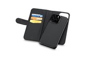 Telefon - Pokrowiec i etui - SiGN Wallet cover 2-in-1 for iPhone 16 Pro - Black - SN2I1-IP16P