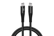 Kabel USB - SiGN USB-C to USB-C Cable 5A - 100W - 1m - Black - SN-100WB