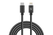 Kabel USB - SiGN USB-C to Lightning Cable 2.1A - 2m - Black - SN-2B