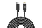 Kabel USB - SiGN USB-C to Lightning Cable 2.1A - 3m - Black - SN-3B